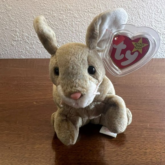 Ty Beanie Baby Nibbly the Rabbit -  Style Number #4217 - Picture 4 of 8